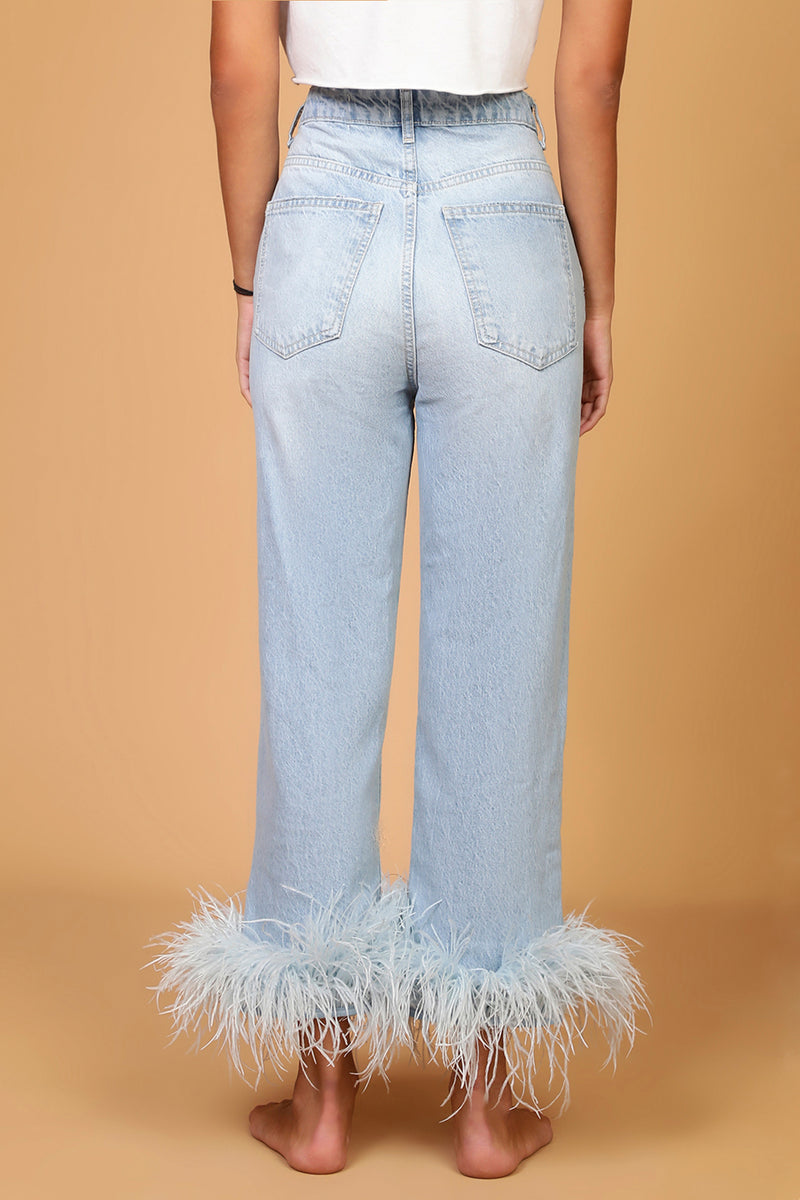 FEATHER JEANS - LIGHT BLUE
